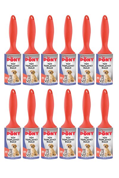 Pony Hair Collector Roller 12 Pack