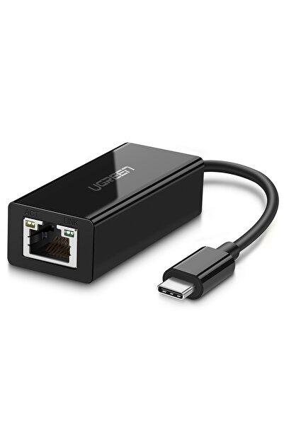 Ugreen يوجرين | محول USB-C 3.1 GEN1 ذكر إلى جيجابت إيثرنت | أسود