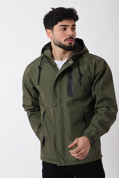 Stilkombin Hidden Pocket Chest Detail Seasonal Raincoat Bl 1801_60324