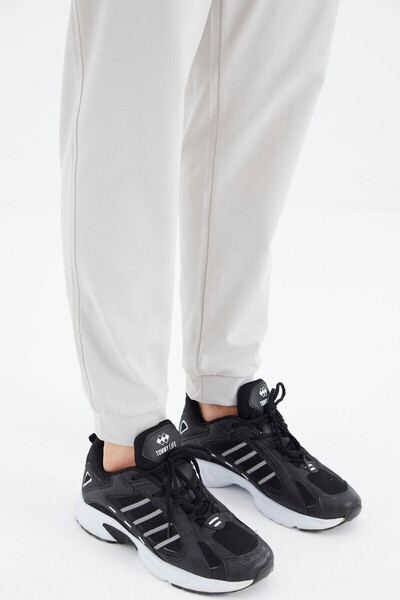 TOMMY LIFE Stone Lace Pocket Detailed Comfortable Fit Men's Tracksuit Bottom - 84995