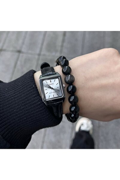 Casio Casio Women's LTP-V007L-7E1UDF 33mm Analog Watch with Leather Strap - Black