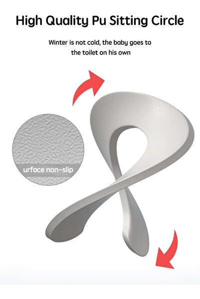 Yelajoy Baby Potty Training Toilet, High Toughness Prevent Slip Lightweight,with Handle,for Travel for Kids