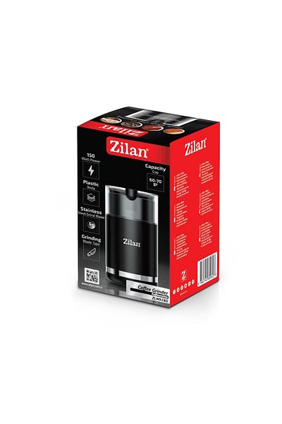 Zilan Zilan ZLN9280 electric coffee grinder, steel blades, plastic body, black