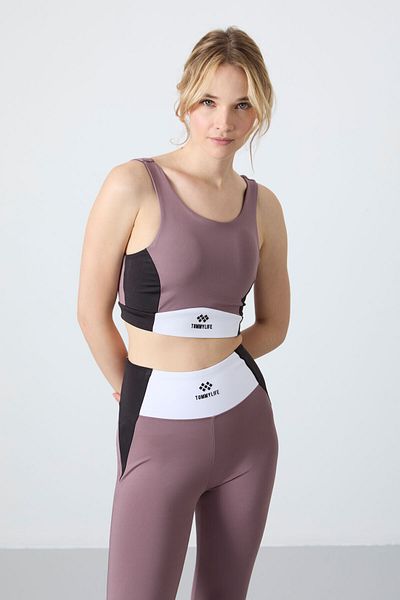 TOMMY LIFE Set de jambiere pentru femei Dusty Rose Stretchy Standard Fit Performance - 95334