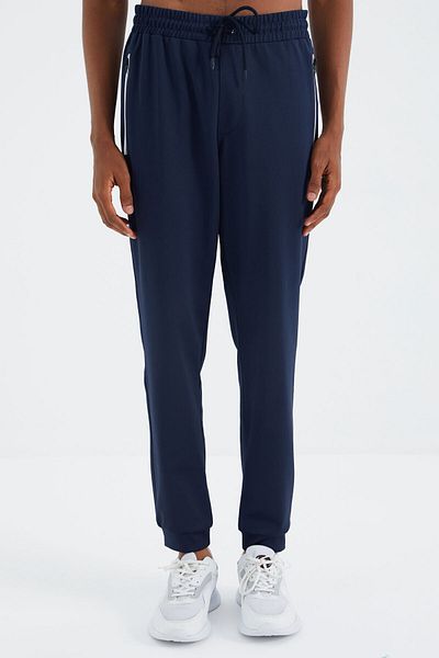 TOMMY LIFE Indigo Lace-up Pocket Λεπτομερής Άνετη Εφαρμογή Ανδρική φόρμα αθλητικής φόρμας - 84993