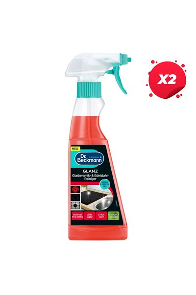 Dr.Beckmann X2 - DR. BECKMANN GLASS CERAMIC AND STAINLESS STEEL SOLUTION 250ML