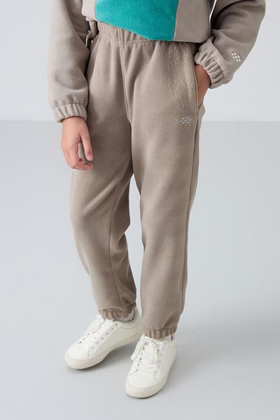 TOMMY LIFE Κεντητό Fleece Φούτερ για κορίτσια - Σκούρο Μπεζ, Χοντρή απαλή υφή, Standard Fit - 75155
