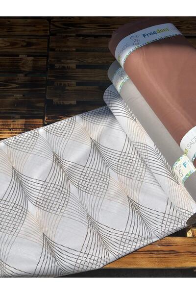 Freedom Desenli 100% Pamuk Ranforce Kumaş 30Metre 1 Top Kumaş