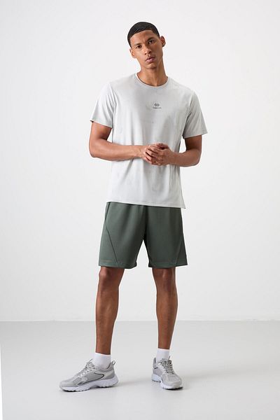 TOMMY LIFE Ανδρικό μπλουζάκι από πέτρα Breathable Jacquard Thin Stretchy Standard Fit - 88397