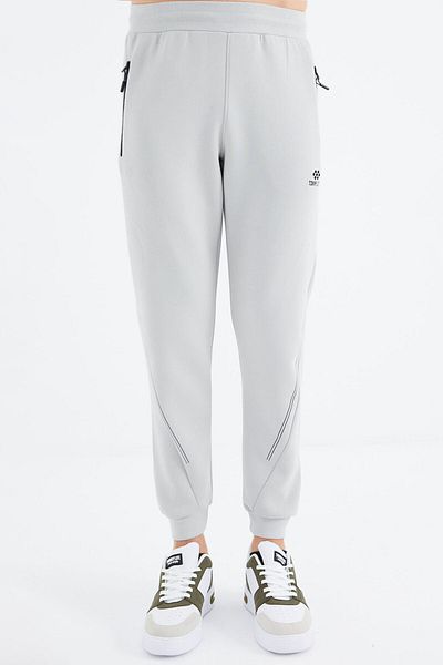 TOMMY LIFE Pantaloni de trening pentru bărbați din dantelă de piatră - 82110