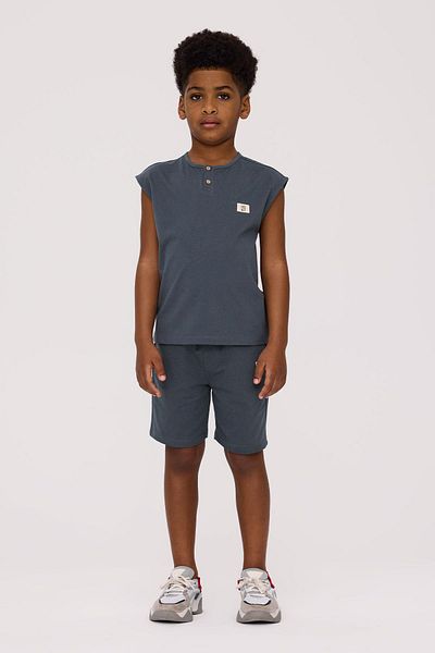 Nebbati Basic Bg Store Boy's Anthracite Tank Top