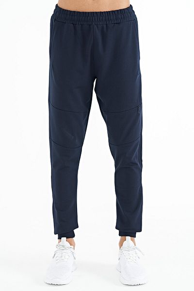 TOMMY LIFE Ανδρική φόρμα Joger με λεπτομέρεια Indigo Hidden Knee Pocket Standard Fit - 84958
