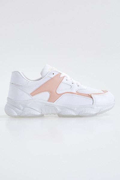 TOMMY LIFE Pantofi sport casual pentru femei, cu șireturi, cu talpă înaltă - 89072