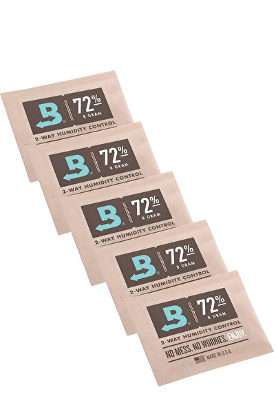 Boveda 72% 8g Nemlendirici – Puro Kılıfı & Seyahat Humidoru için 5'li Paket