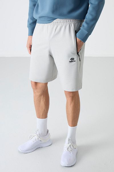 TOMMY LIFE Men's Shorts - Hidden Zipper, Back Pocket and Lace-Up - Standard Fit - 81136