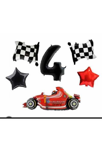 SihirliParti مجموعة بالونات سيارات السباق