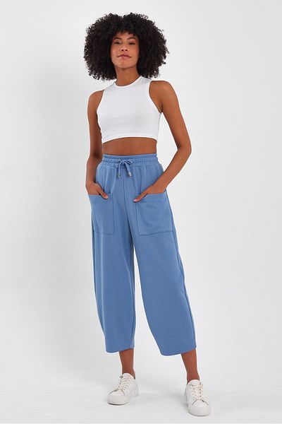 ALEXANDERGARDI Pantaloni Palazzo cu buzunare (b23-002700)