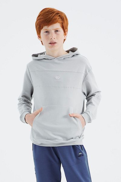 TOMMY LIFE Πέτρινη κουκούλα Basic Boy's φούτερ - 11181