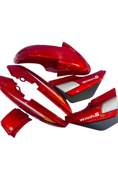 bardakcı bike Kanuni Windy - S 125 Kaporta 3 ' Lü Set Kırmızı