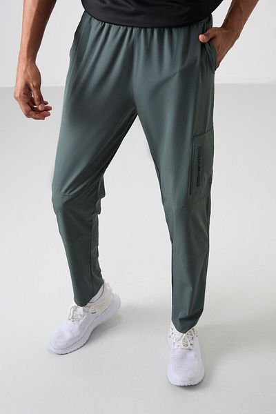 TOMMY LIFE Ανδρικό αθλητικό παντελόνι Khaki Thin Soft Comfort Fit - 82120