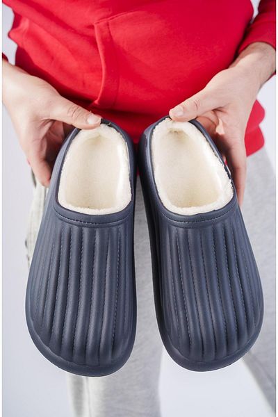 Moda Frato Modafrato Flora Indoor Woolen Unisex Παντόφλες House Χειμερινές Παντόφλες Αδιάβροχες
