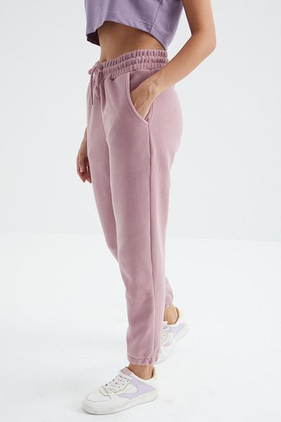 TOMMY LIFE Dusty Rose, talie înaltă, formă confortabilă, cu buzunar elastic pentru picior, fund de trening pentru femei - 94622