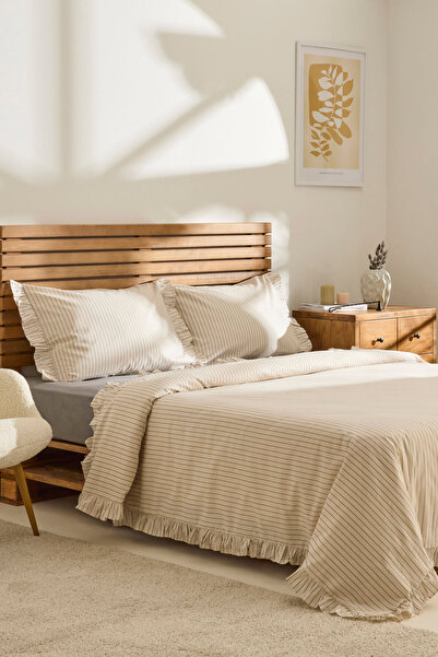 Kaşmir Home Dila Çift Kişilik Nevresim Takımı Antrasit