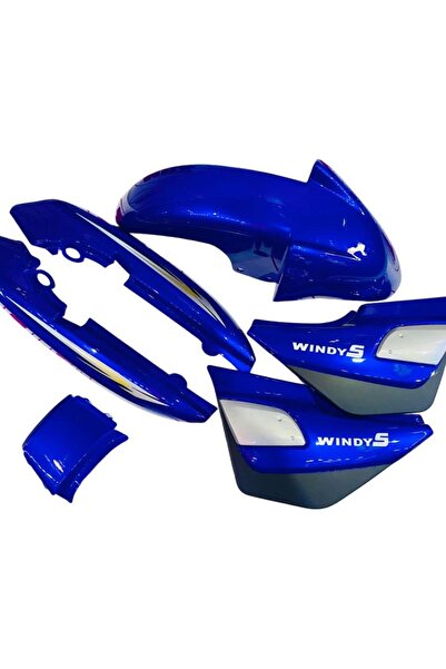 bardakcı bike Kanuni Windy - S 125 Kaporta 3 ' Lü Set Mavi