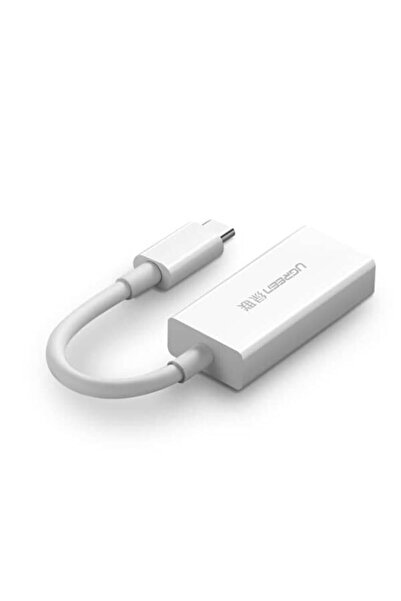 Ugreen يو جرين | محول USB-C إلى منفذ عرض أنثى | أبيض