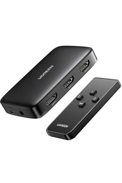 Ugreen | HDMI 3X1 Switcher ABS | Black