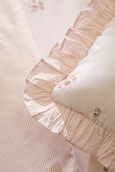 Kaşmir Home Levina Single Duvet Cover Set Rose
