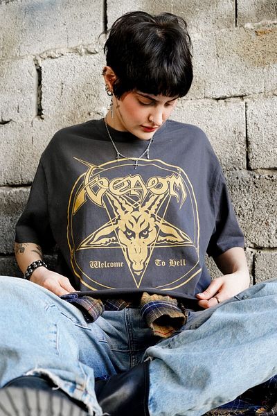 Overdrive Κοντομάνικο μπλουζάκι Venom Oversize