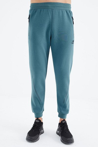 TOMMY LIFE Ανδρική αθλητική φόρμα Forest Green Lace-Up - 82110
