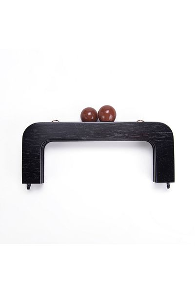 Sultan Rectangular Beaded Magnetic Burs 20 cm Black