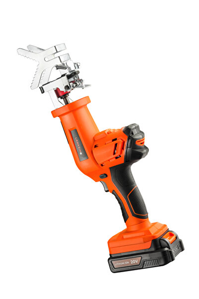 Lawazim منشار سابر لاسلكي ٢٠ فولت - منشار ترددي قابل لإعادة الشحن، ٢٧٠٠ ضربة في الدقيقة، مع بطارية وحقيبة