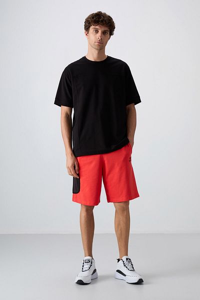 TOMMY LIFE Ανδρικό σορτς με στάμπα Fiesta Cotton Thick Soft Texture Comfort Fit - 81266