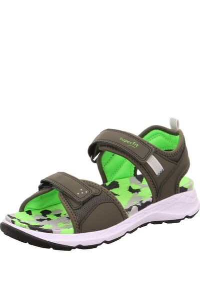Superfit Criss Cross - Green/Light Green Boys Sandals