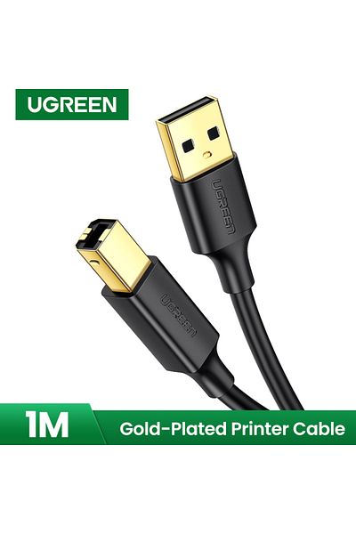 Ugreen | USB 2.0 AM To BM Print Cable  1M | Black