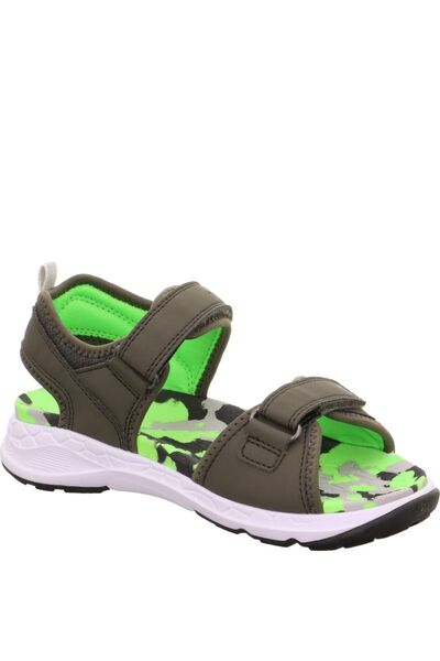 Superfit Criss Cross - Green/Light Green Boys Sandals