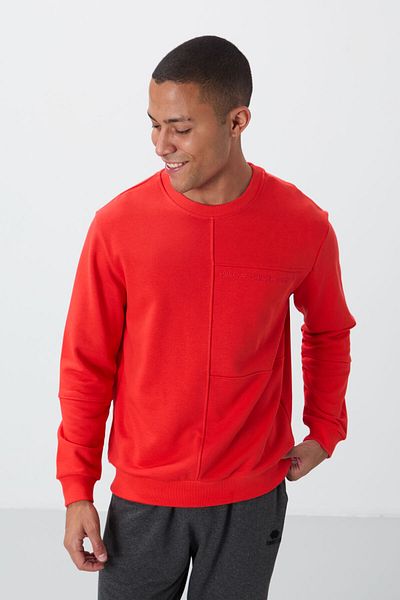 TOMMY LIFE Ανδρικό φούτερ Fiesta O Neck Thick Smooth Cotton -88405