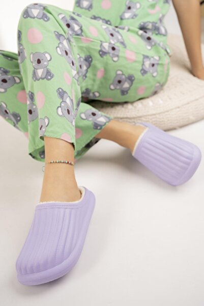 Moda Frato Modafrato Flora Unisex Закриті вовняні домашні капці - Водонепроникні зимові капці