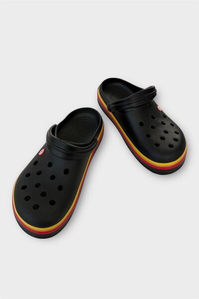 Liger Unisex Lightweight Sabo Slippers - Black |   Yellow