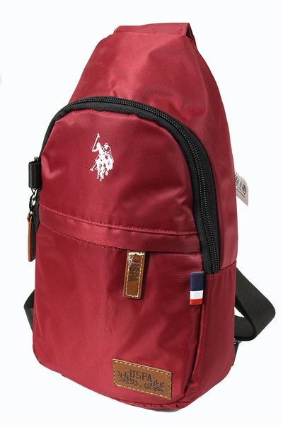U.S. Polo Assn. Plevr 23750 Unisex Chest Crossbody Τσάντα, Σακίδιο πλάτης, Body Bag-μπορντό