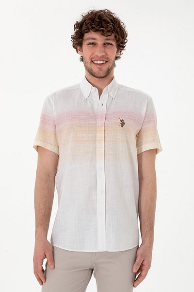 U.S. Polo Assn. Men's Red Short Sleeve Shirt 50299814 -Vr030
