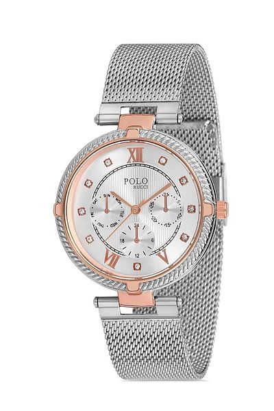 POLO Rucci 9678 Rose Women's Wristwatch with Straw Cord