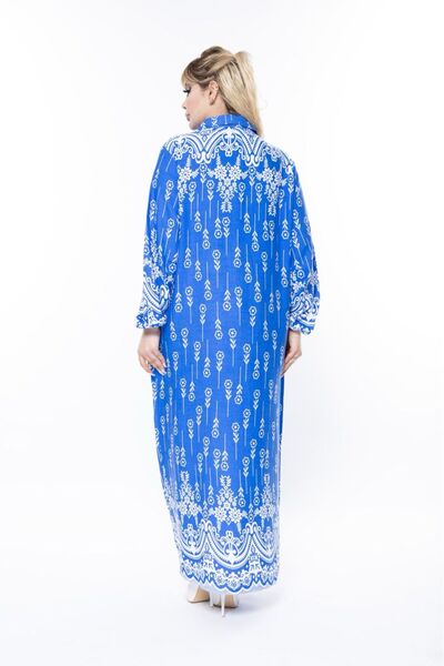 mervemoda жіноча сукня з довгим рукавом плюс розмір ткане літнє плаття з довгим рукавом