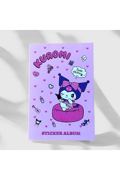 BAK GEL AL Kuromi & Sanrio Kawaii Sticker Album - Kuromi