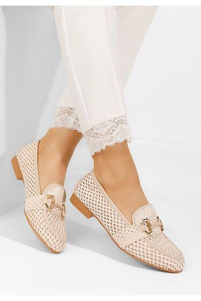 B T Shoes Mocasini dama Agripina bej