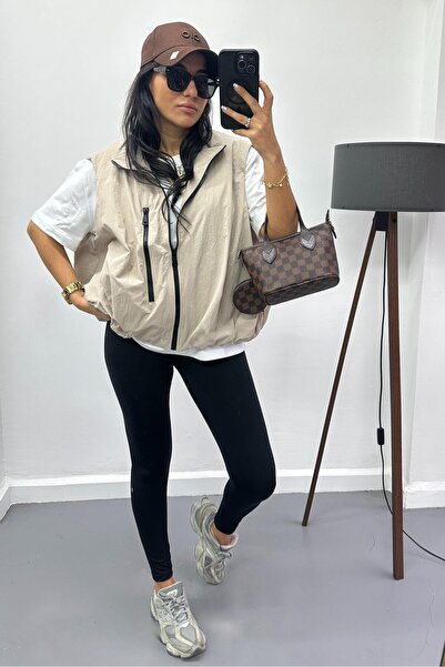 bunubanayolla Paraşüt Kumaş Beli Lastikli Yelek