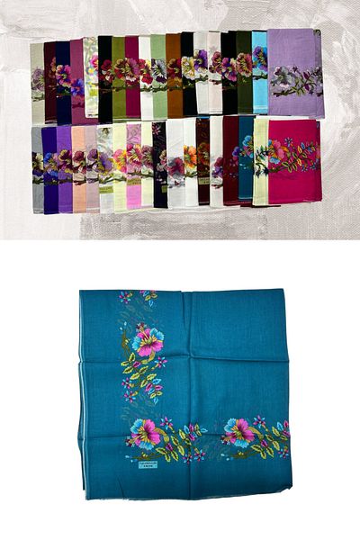 ÖZGÜRELLER 100% bumbac brodat cu ac pentru scris, cadou, bumbac hijab anti-alunecare, anti-transpiratie